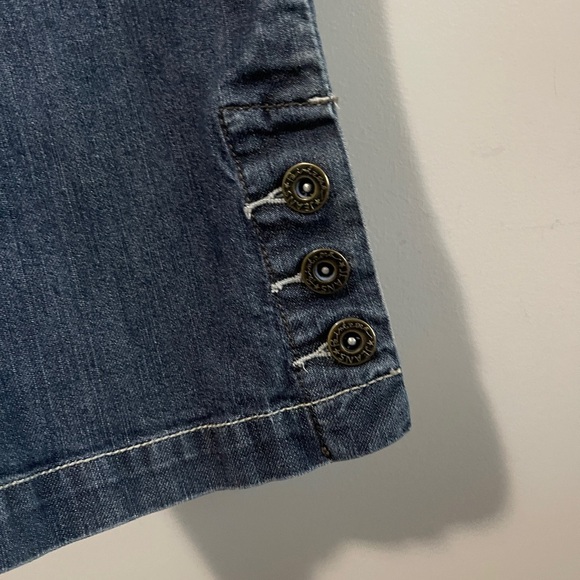 Vintage Y2K Point Zero Nicole Benisti Capri Jeans Size 6 - Picture 4 of 6